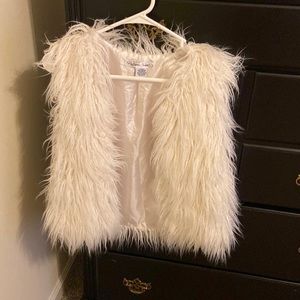 White Fur Vest